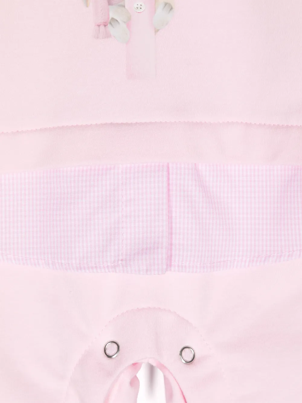 Lapin House Geruite pyjama met print Roze