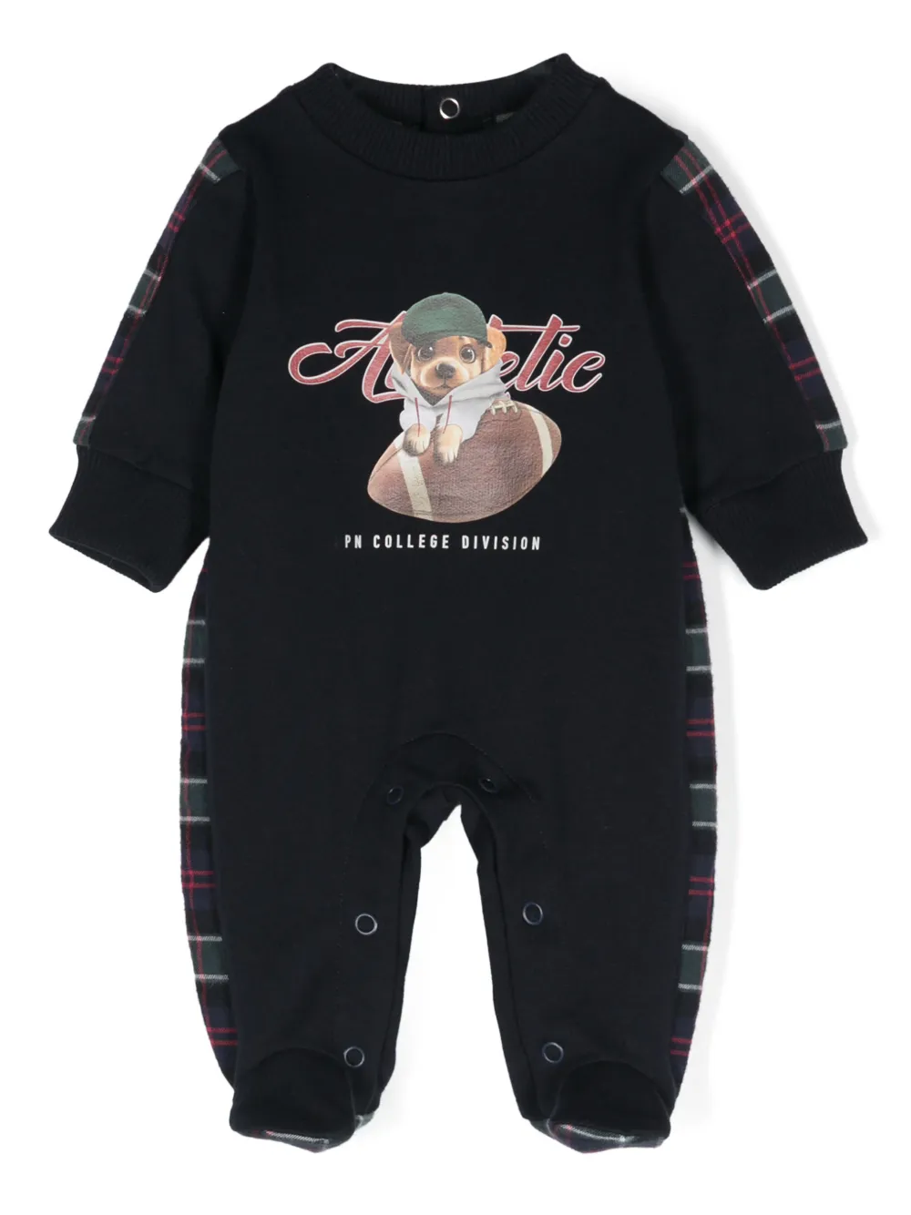 Lapin House Pyjama met hondenprint Zwart