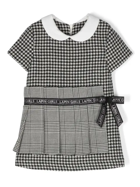 Lapin House vestido con motivo pied de poule