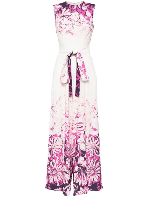 Saiid Kobeisy floral-print wide-leg jumpsuit