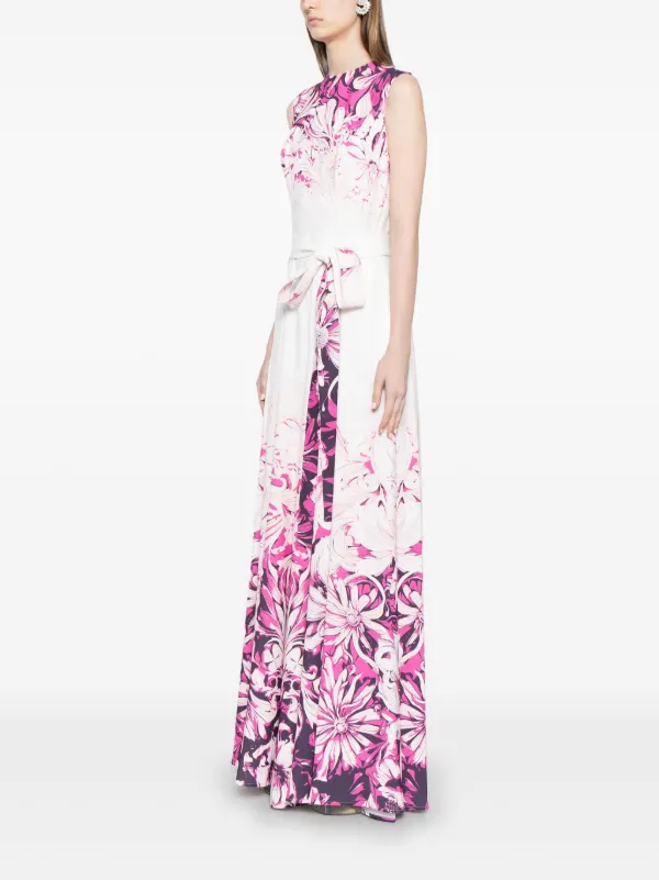 Saiid Kobeisy floral-print wide-leg Jumpsuit | White | FARFETCH