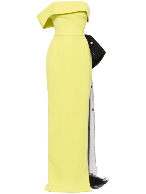 Robe longue à épaules dénudées - Saiid Kobeisy - Modalova