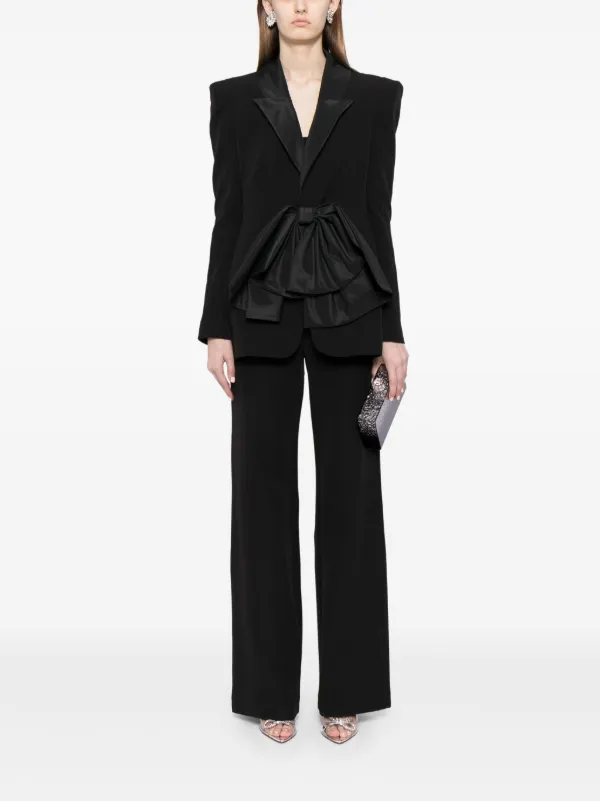 パンツ Saiid Kobeisy Straight Pants Saiid Kobeisy straight-legged Tailored Trousers | Black