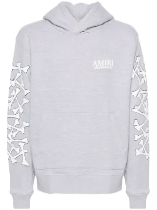 ◆大人気◆ 関税込【AMIRI】Stacked Bones Hoodie パーカー AMIRI Bones Stacked Lyocell Hoodie | Black | FARFETCH PL