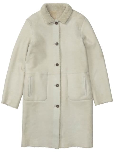 Closed reversible single-breasted shearling coat