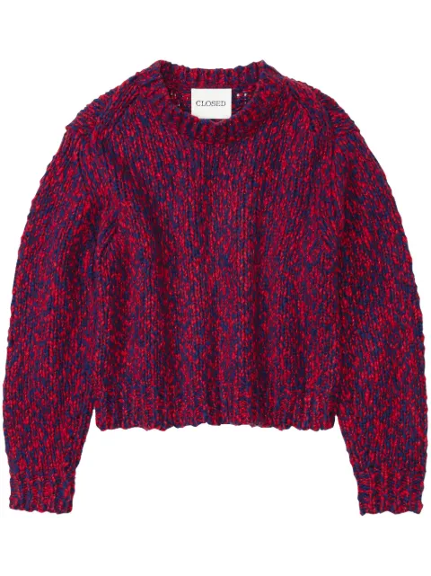Closed cropped jumper
