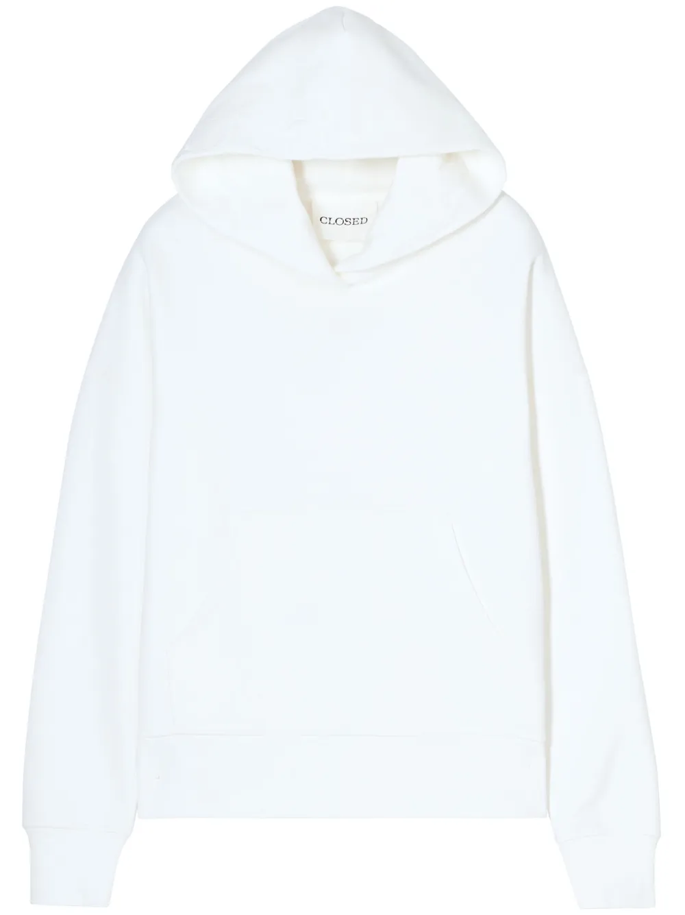 Closed Hoodie met logo Wit