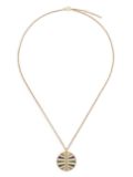 Yvonne Léon 9kt yellow gold Backgammon multi-stone necklace