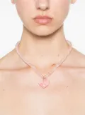 JIA JIA 14kt yellow gold Aurora rhodochrosite and quartz necklace