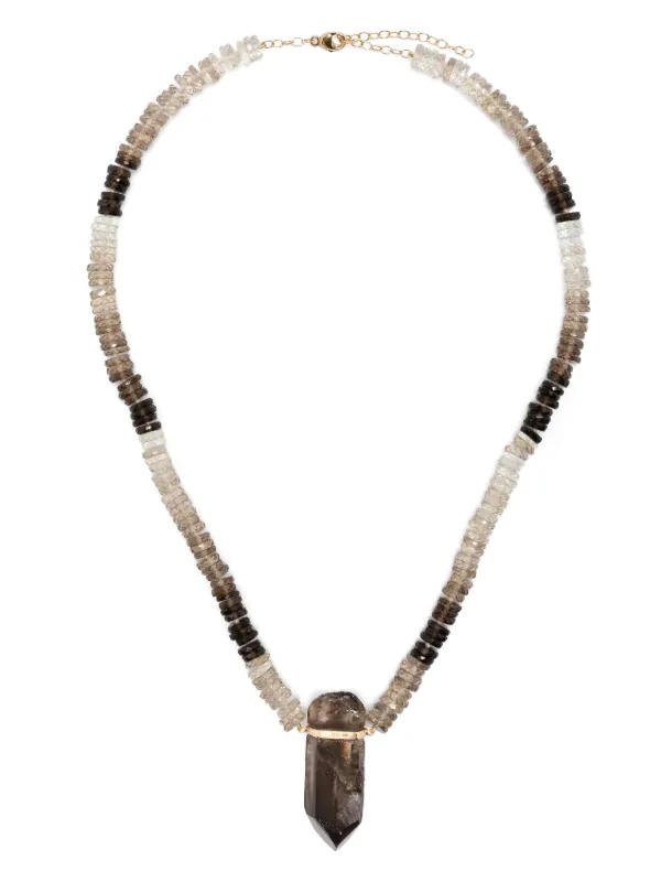 Jia Jia 14kt Yellow Gold Aurora Smoky Quartz Necklace
