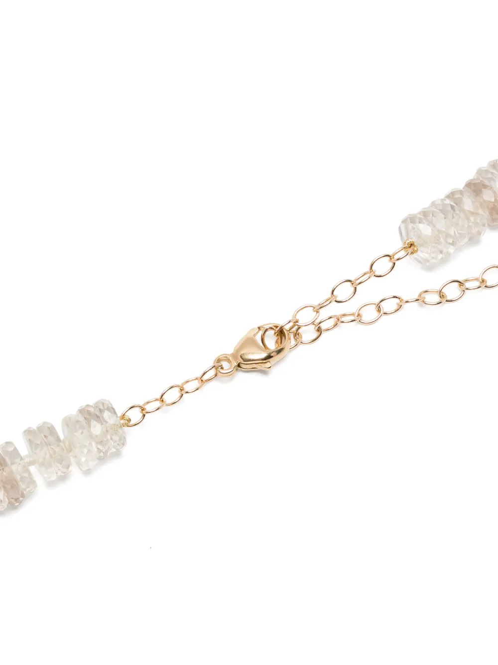 Jia Jia 14kt Yellow Gold Aurora Smoky Quartz Necklace In Gold