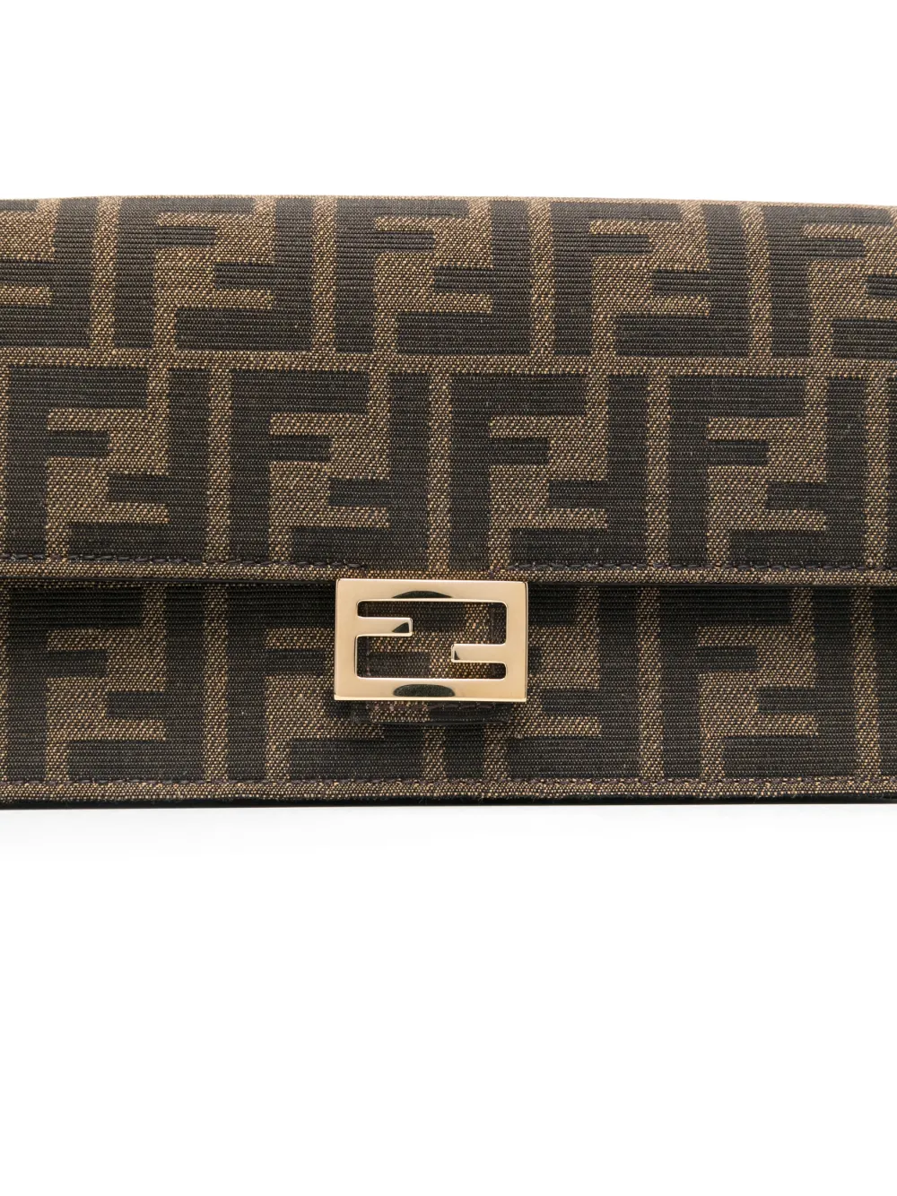 FENDI Baguette clutch Bruin
