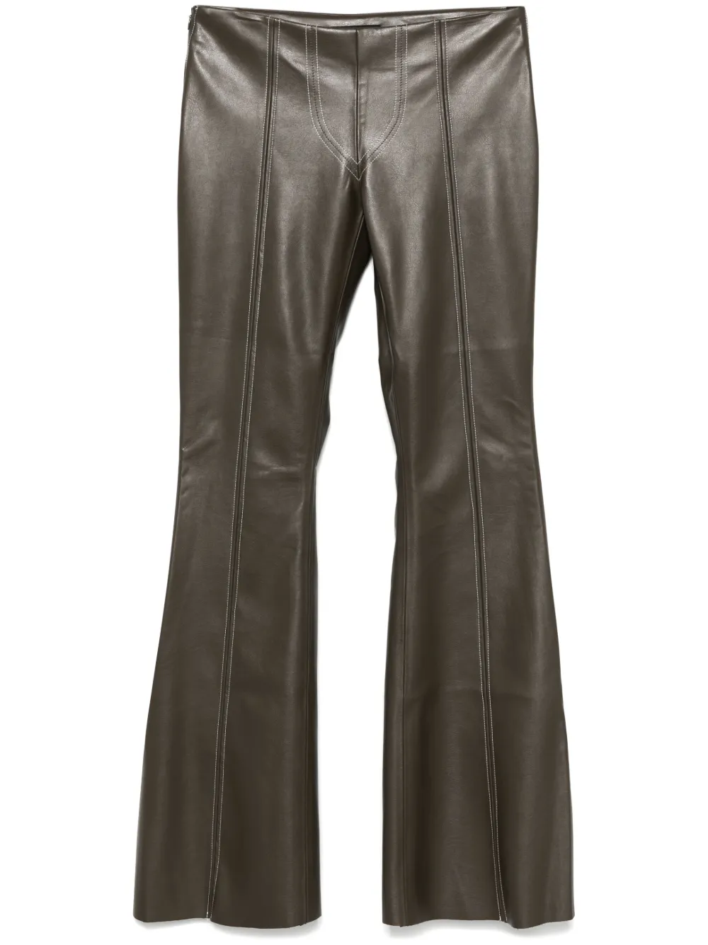 Elena Velez flared trousers - Grey