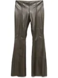 Elena Velez flared trousers - Grey