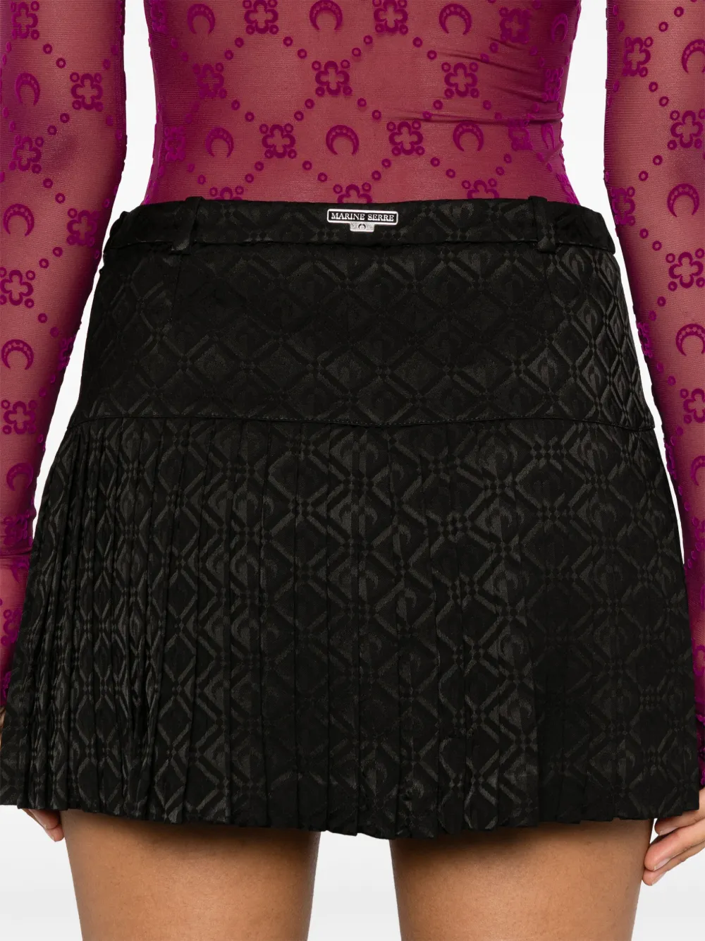 Marine Serre Minigonna Moon Diamond jacquard | Image 5