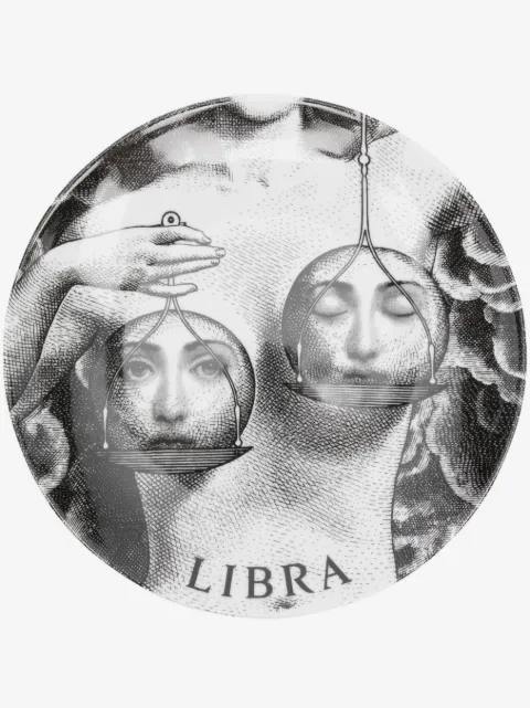 Fornasetti Tema e Variazioni n.354 Libra wall plate (26cm)