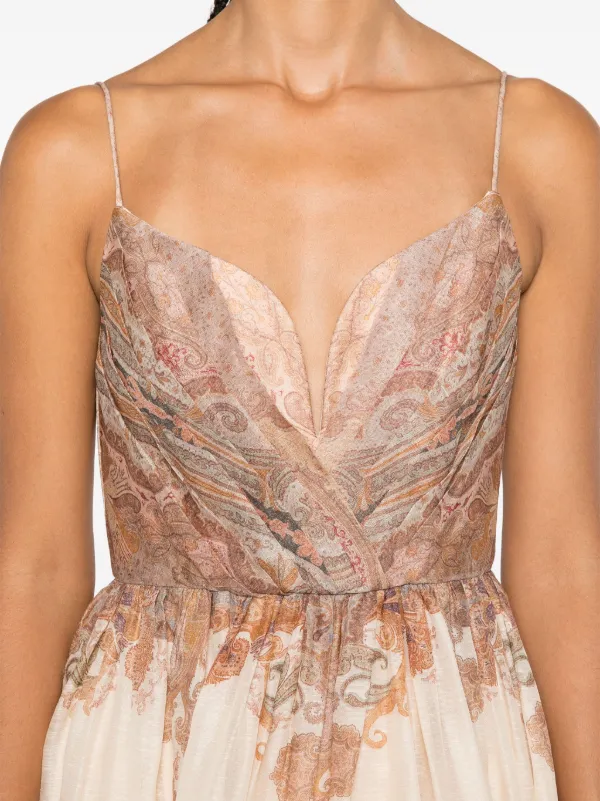 ZIMMERMANN Illustration ワンピース | ニュートラル | FARFETCH JP