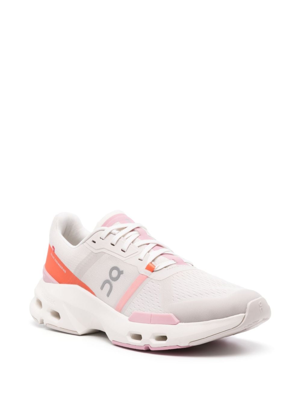 Shop On Running Cloudpulse Knitted Sneakers In White