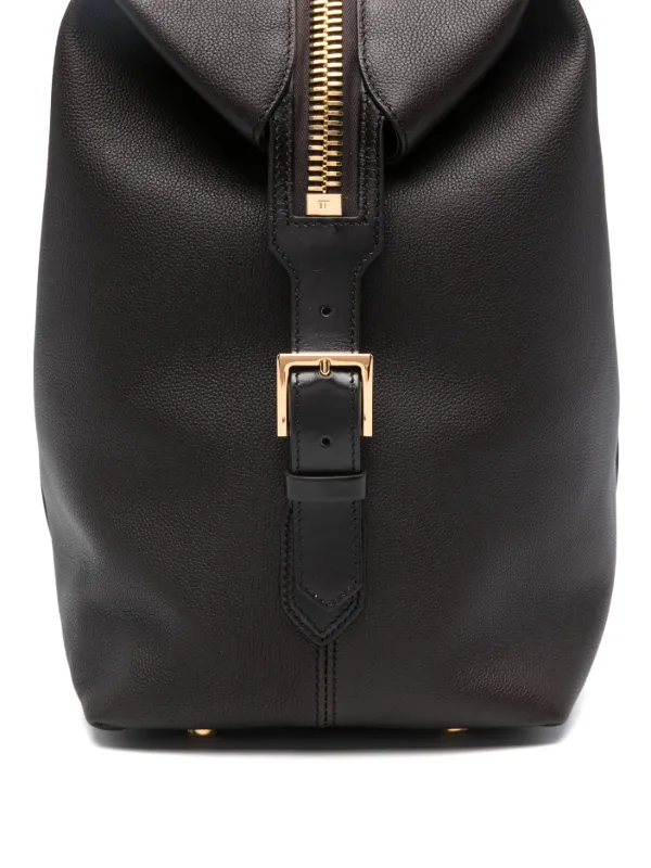 TOM FORD サイドバックル ボストンバッグ | ブラウン | FARFETCH JP
