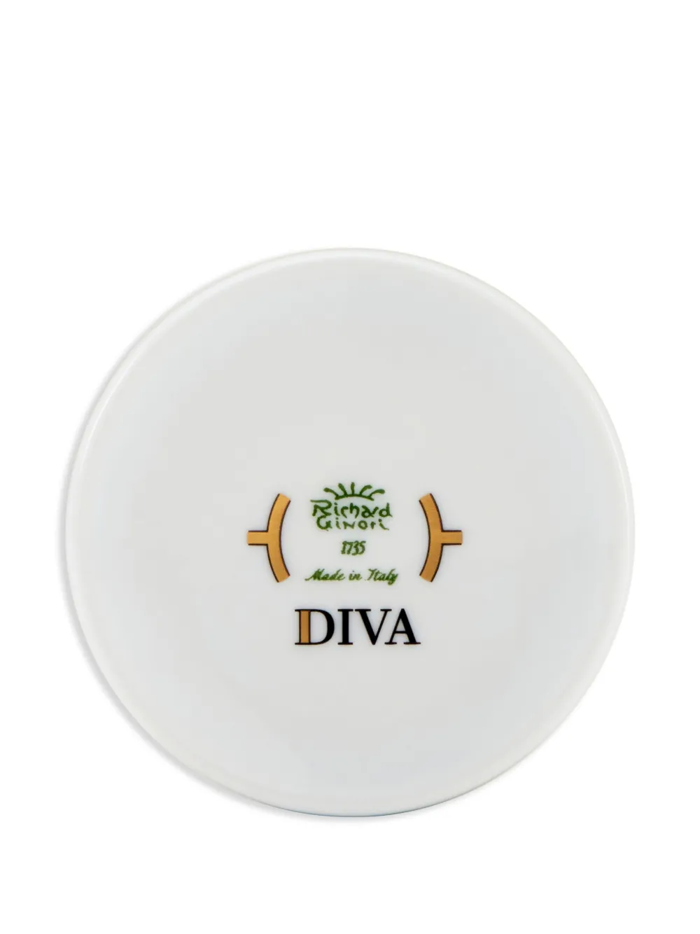 Ginori 1735 Porcelain Colonna Diva Verde Trinket Box In Green