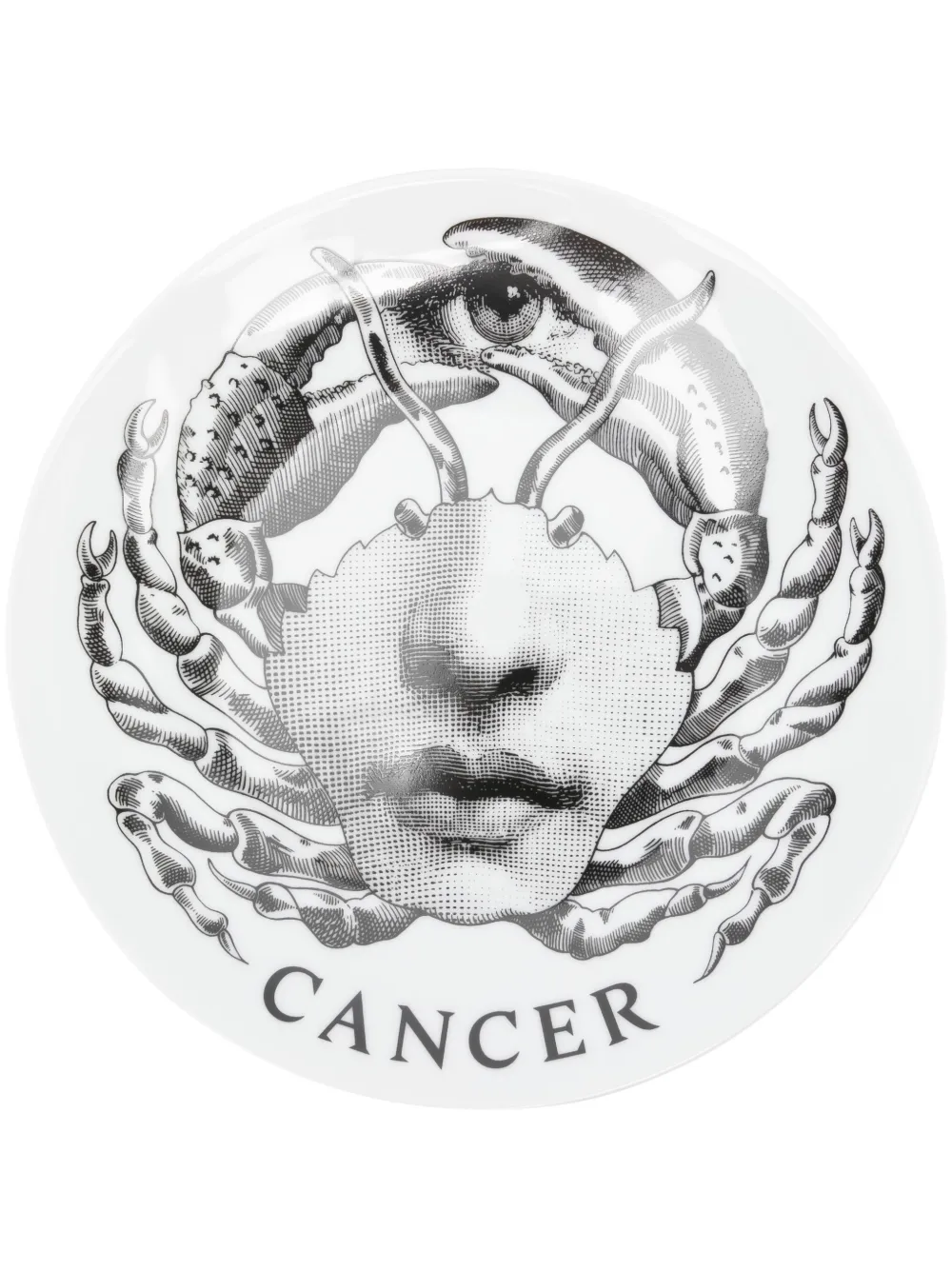 Image 1 of Fornasetti Tema e Variazioni n.351 Cancer wall plate (26cm)