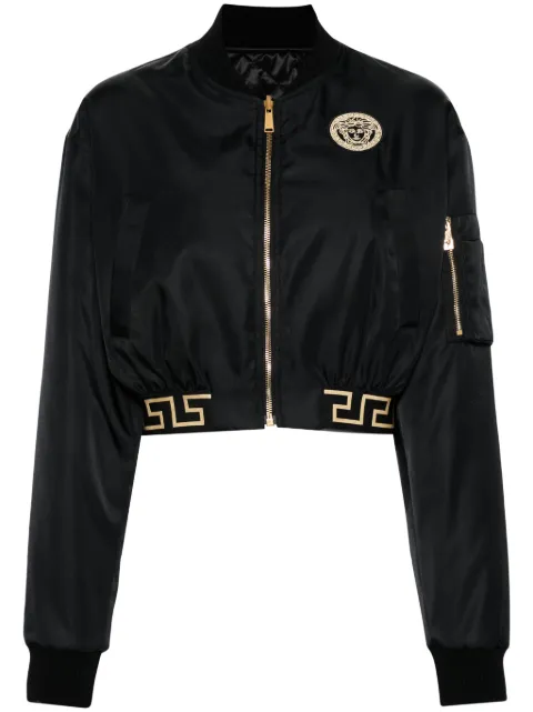 Versace Medusa Head-appliqué bomber jacket