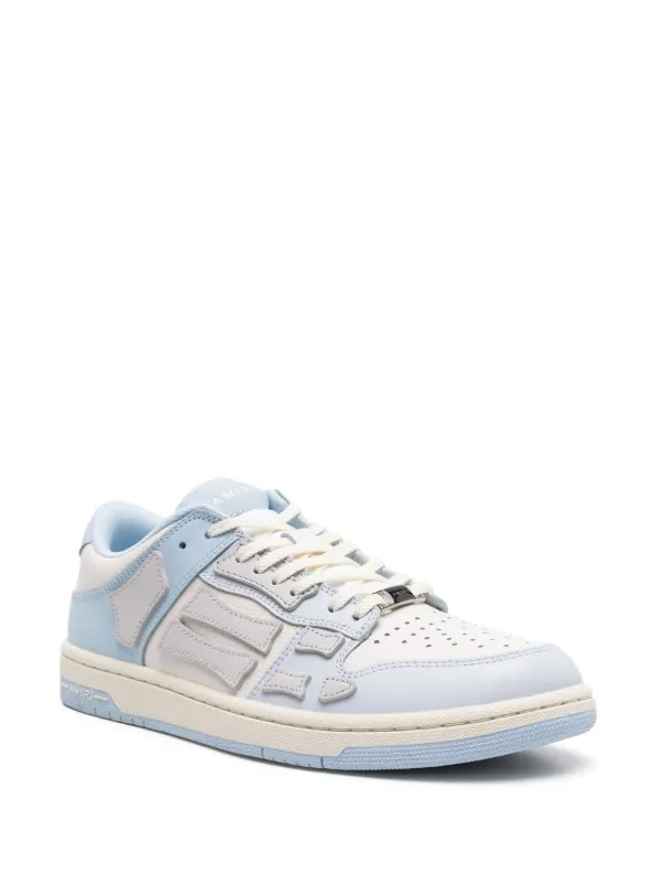 スニーカー AMIRI TOW-TONE LEATHER SKEL SNEAKERS Kid's Skel Bicolor Low-Top Sneakers | Neiman Marcus