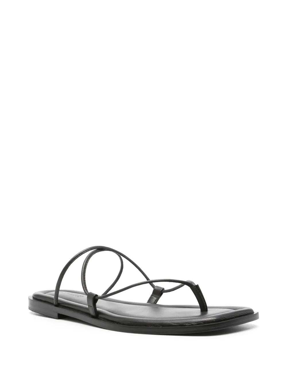 A.EMERY Nodi leren slippers - Paars