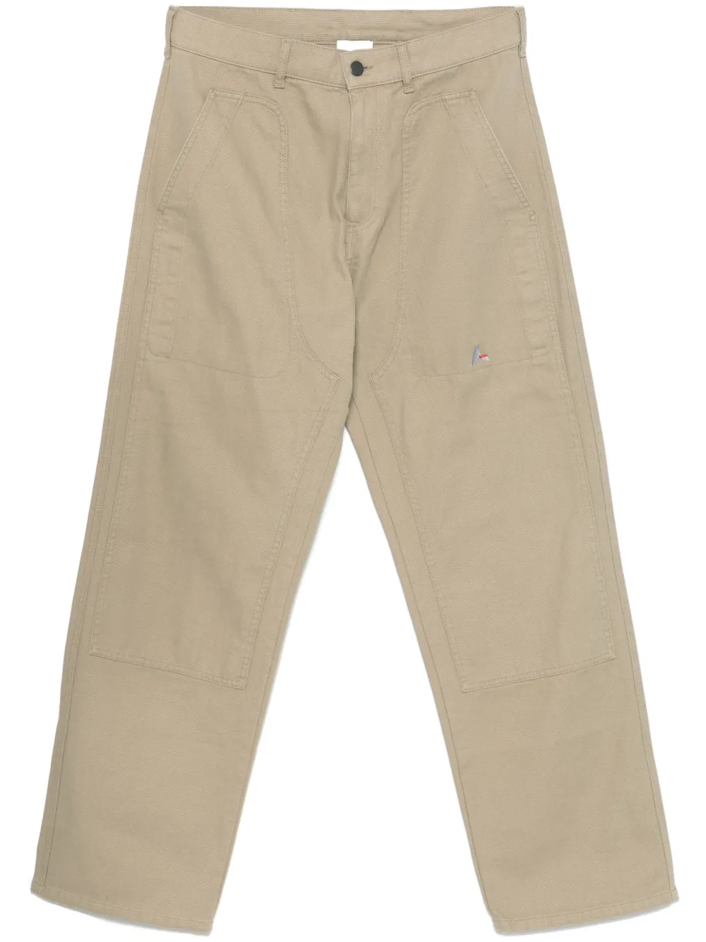 ROA canvas cotton trousers - Green