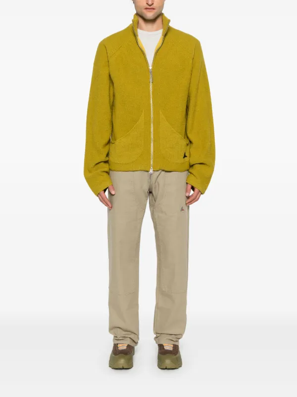 ROA Canvas Cotton Trousers | Green | FARFETCH