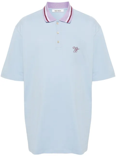 Wales Bonner playera tipo polo de piqué Air