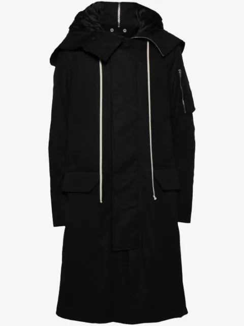 Rick Owens hooded padded coat
