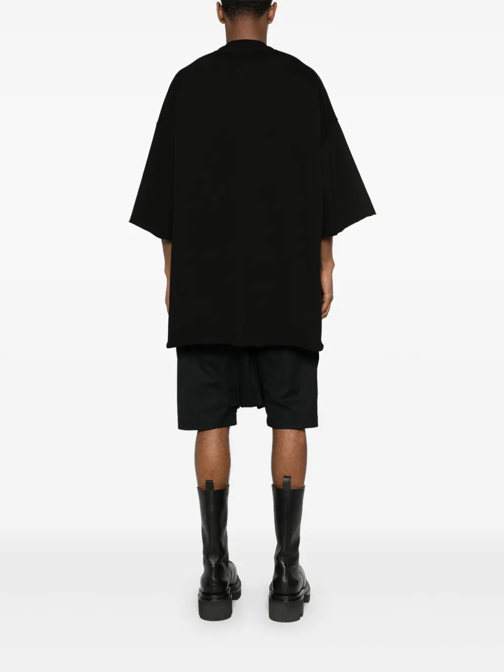 Rick Owens Katoenen T-shirt Zwart
