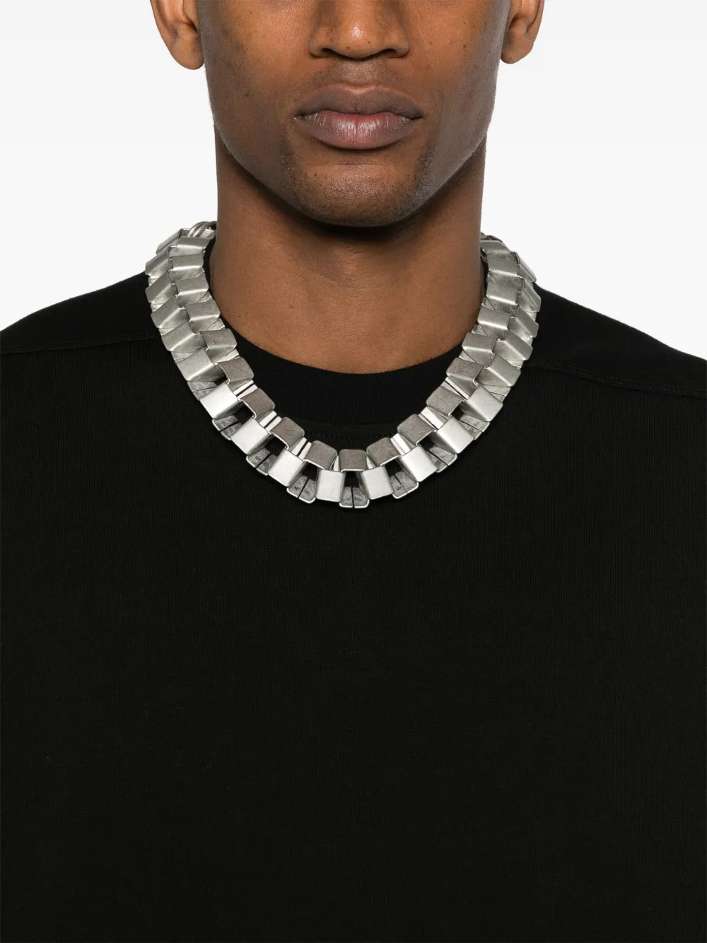 Rick Owens Katoenen T-shirt Zwart
