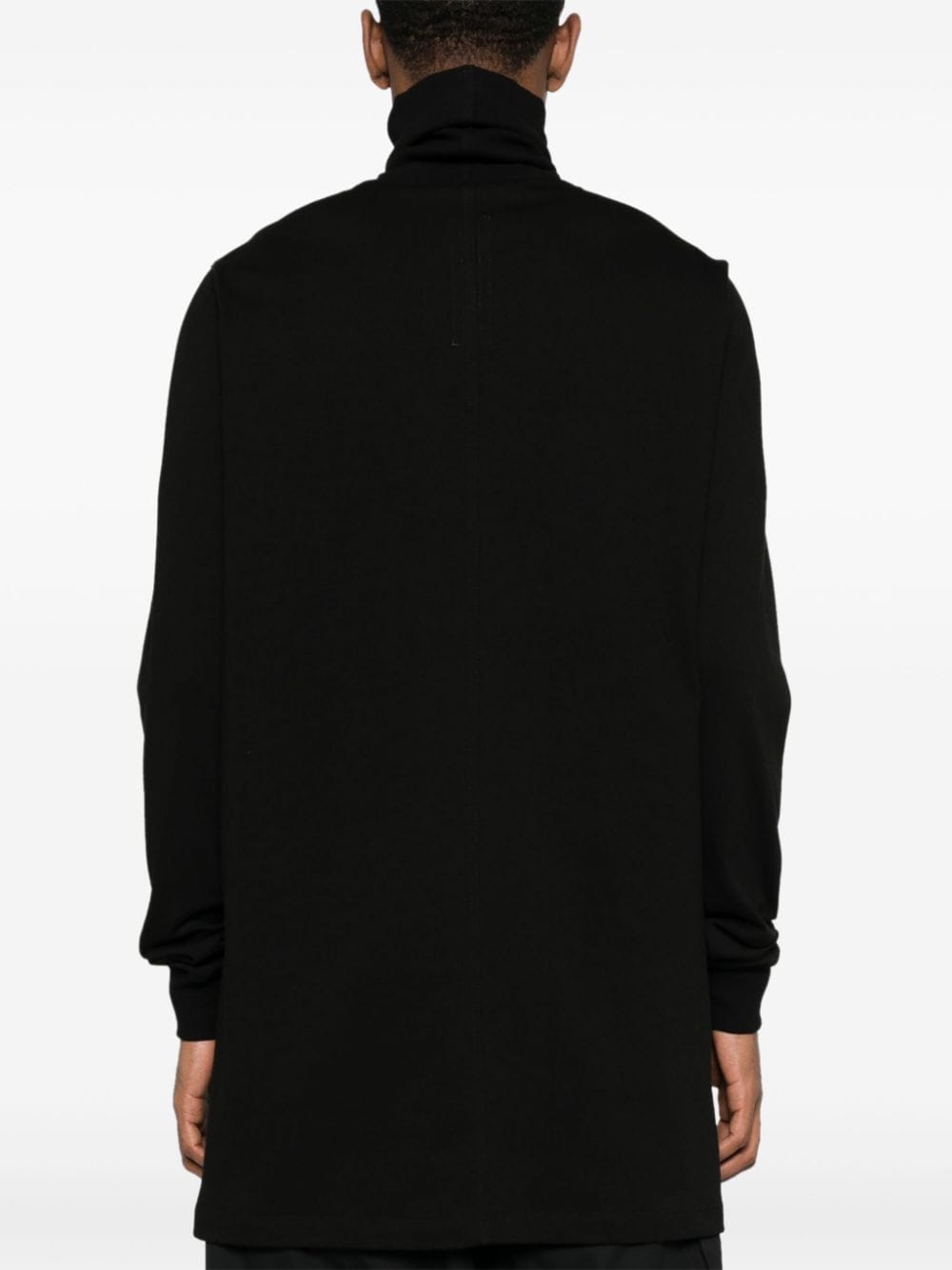 Shop Rick Owens Surf T Roll-neck Sweatshirt In Black