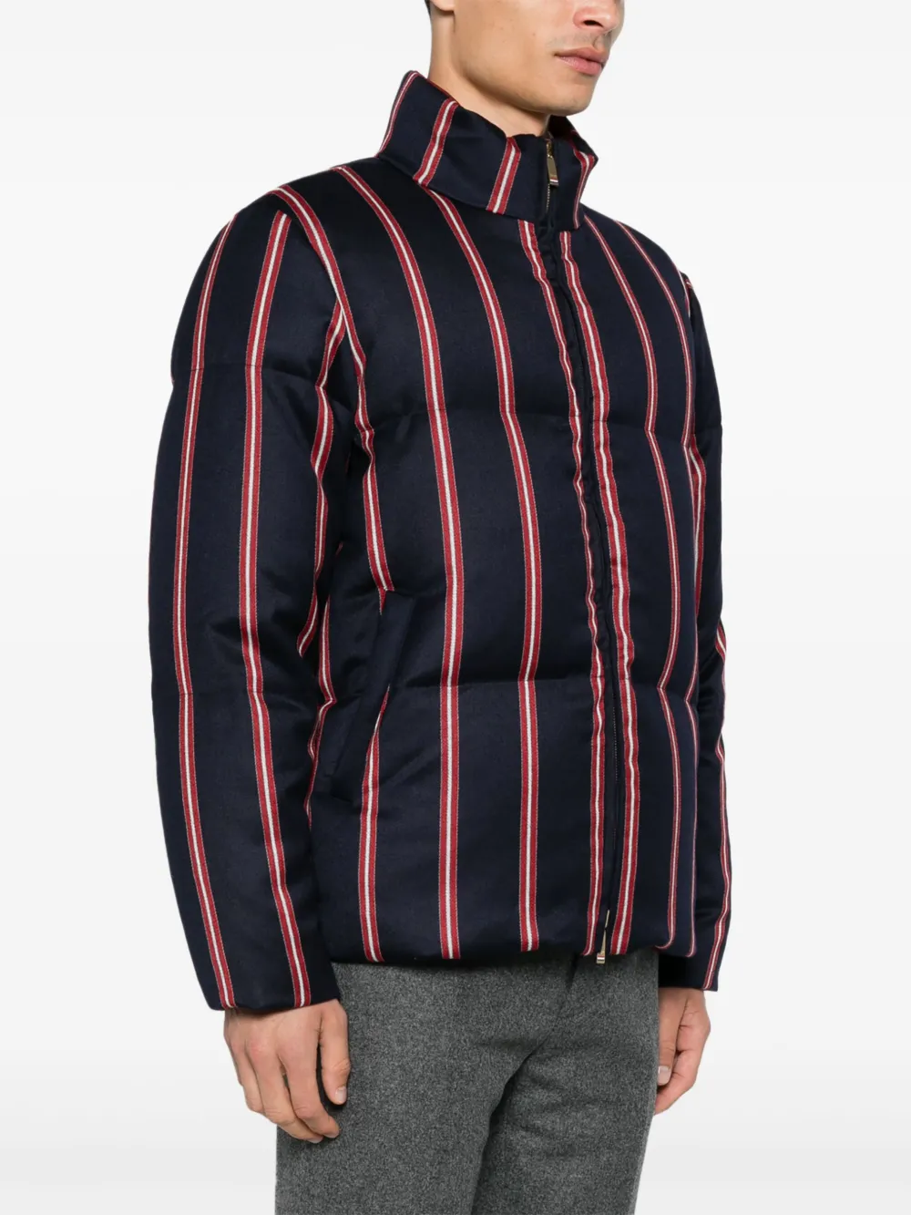 Thom Browne Omkeerbaar donsjack Blauw
