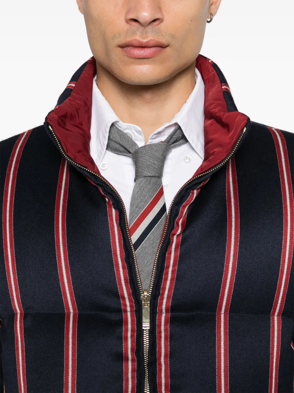 Thom Browne Omkeerbaar donsjack Blauw