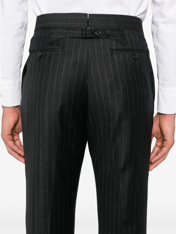 パンツ THOM BROWNE Wool pants Thom Browne Striped Wool Trousers Pants XS | eBay