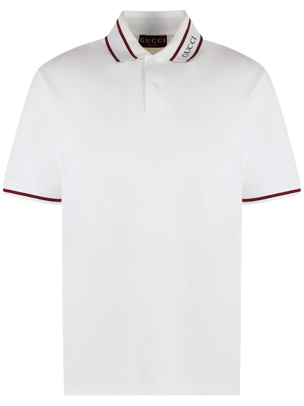 Gucci white short sleeve store shirt