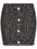 PINKO Vinacciolo knitted mini skirt - Black