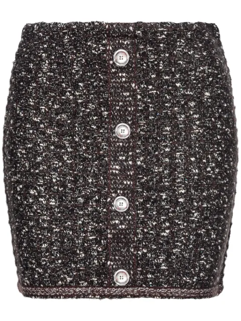PINKO Vinacciolo knitted mini skirt