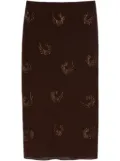 PINKO Pavese skirt - Brown