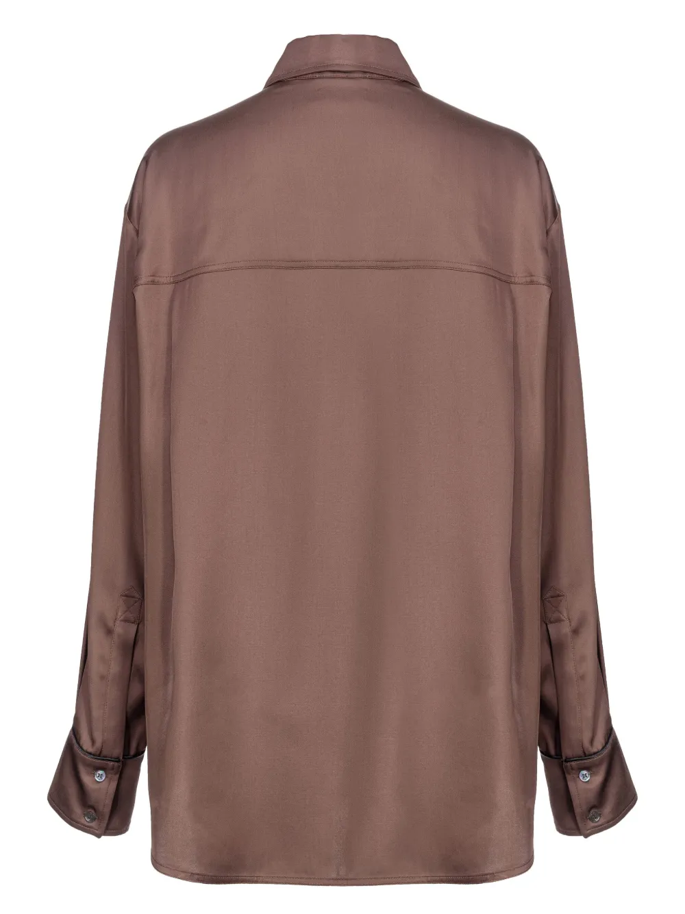 PINKO Satijnen blouse - Bruin