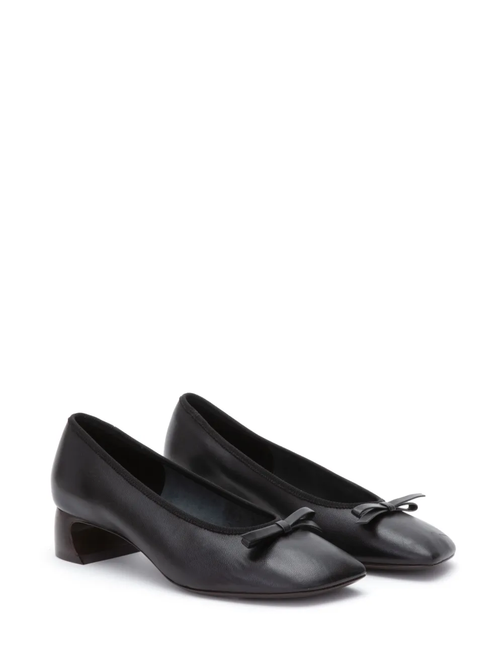 3.1 Phillip Lim ID Soft 35 mm leren ballerina's Zwart