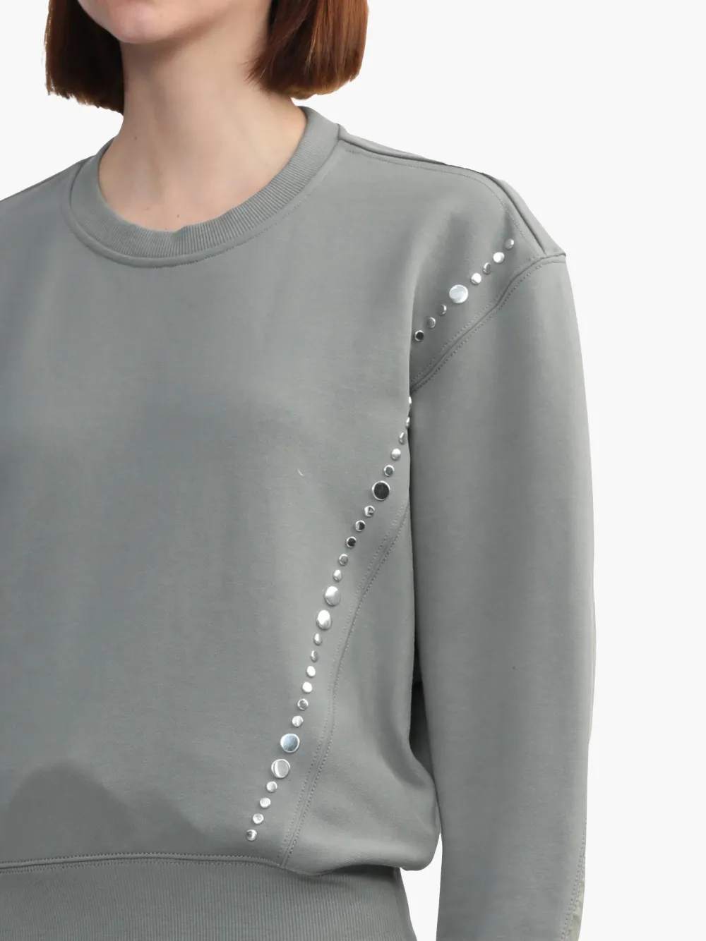 3.1 Phillip Lim Sweater verfraaid met vlakken Grijs