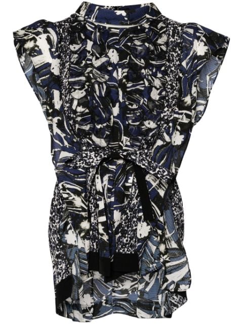 3.1 Phillip Lim floral-print roll-neck vest