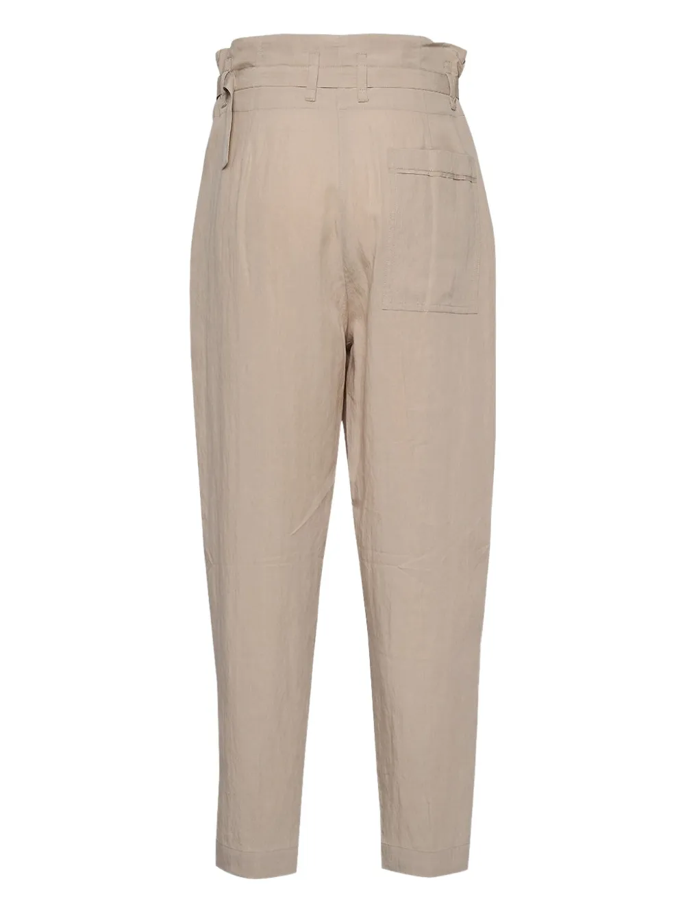 3.1 Phillip Lim Broek met geplooid detail en toelopende pijpen Beige