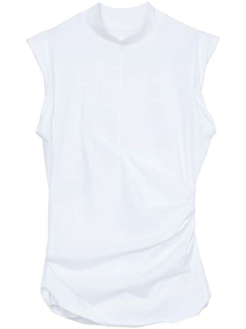 3.1 Phillip Lim draped-design cotton-blend top 