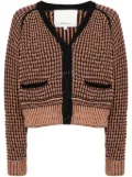 3.1 Phillip Lim bi-color cropped cardigan - Orange