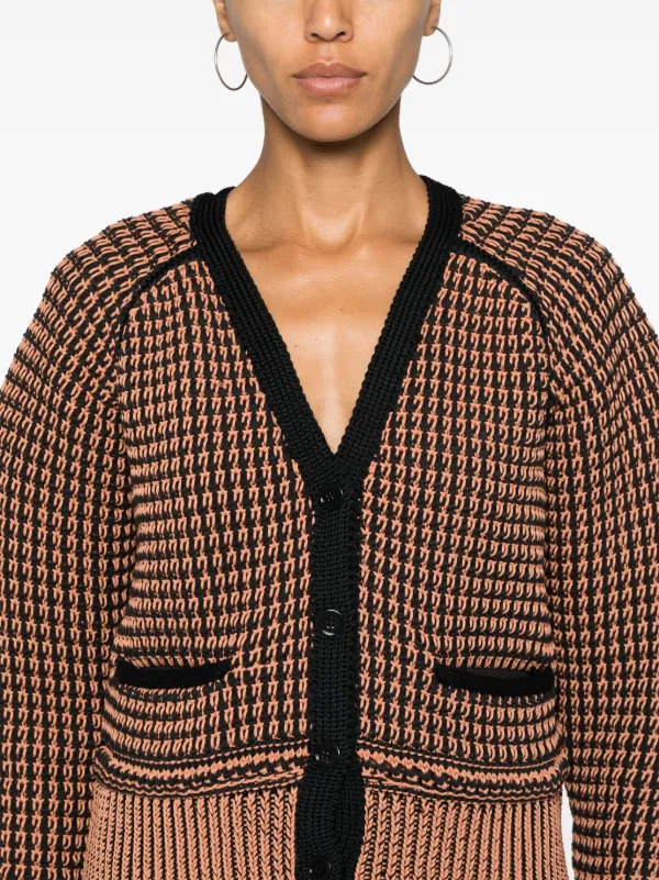 3.1 Phillip Lim バイカラー カーディガン | オレンジ | FARFETCH JP